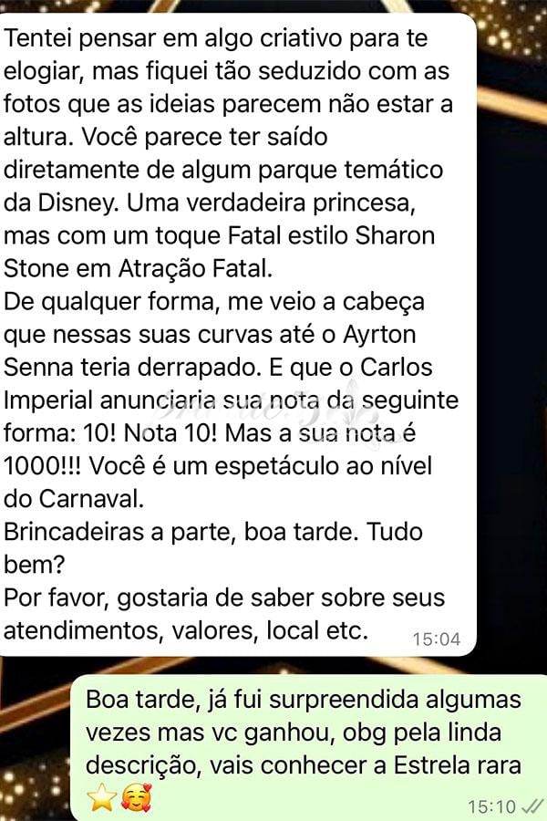 CAROL ESTRELA - Acompanhantes Curitiba