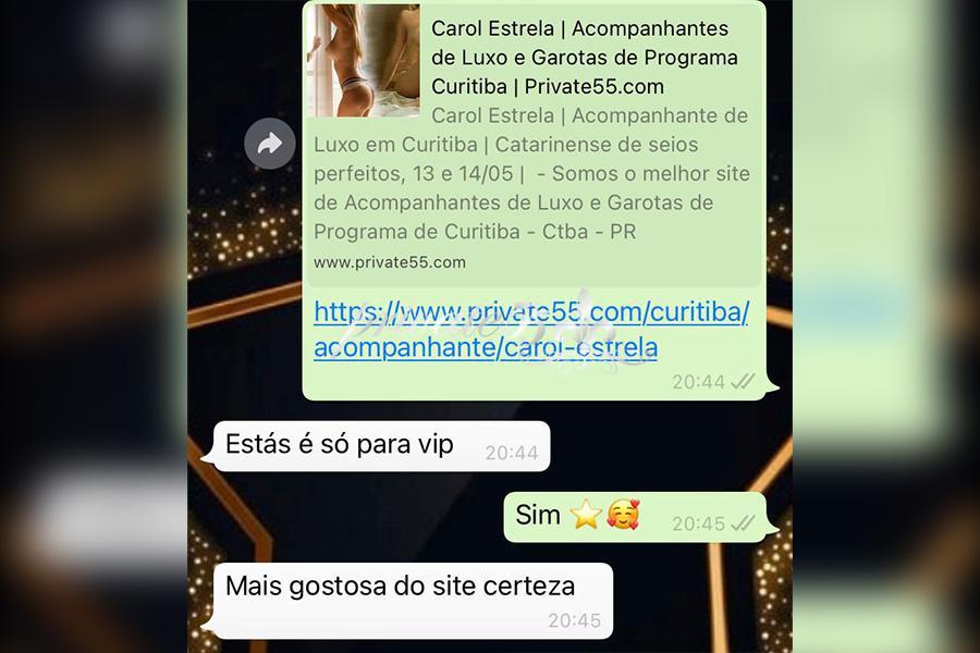 CAROL ESTRELA - Acompanhantes Curitiba